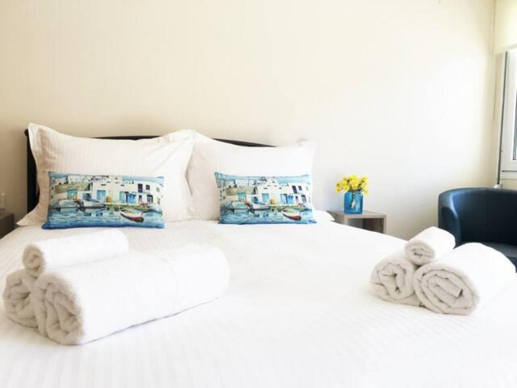Koumpe Blue Sea View Apartment Rethymno  Luaran gambar