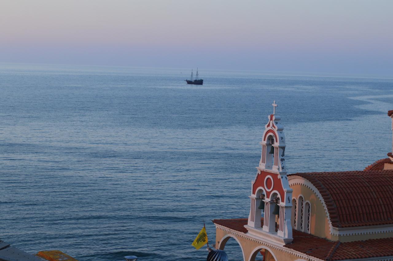 Koumpe Blue Sea View Apartment Rethymno  Luaran gambar