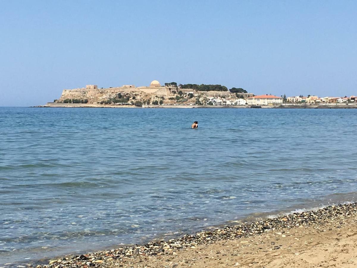 Koumpe Blue Sea View Apartment Rethymno  Luaran gambar